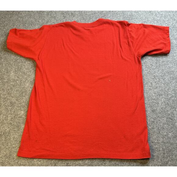 Vintage Dodge Charger Daytona Red T-Shirt SZ S/M Red Single Stitch *Small Spots* - Picture 2 of 14